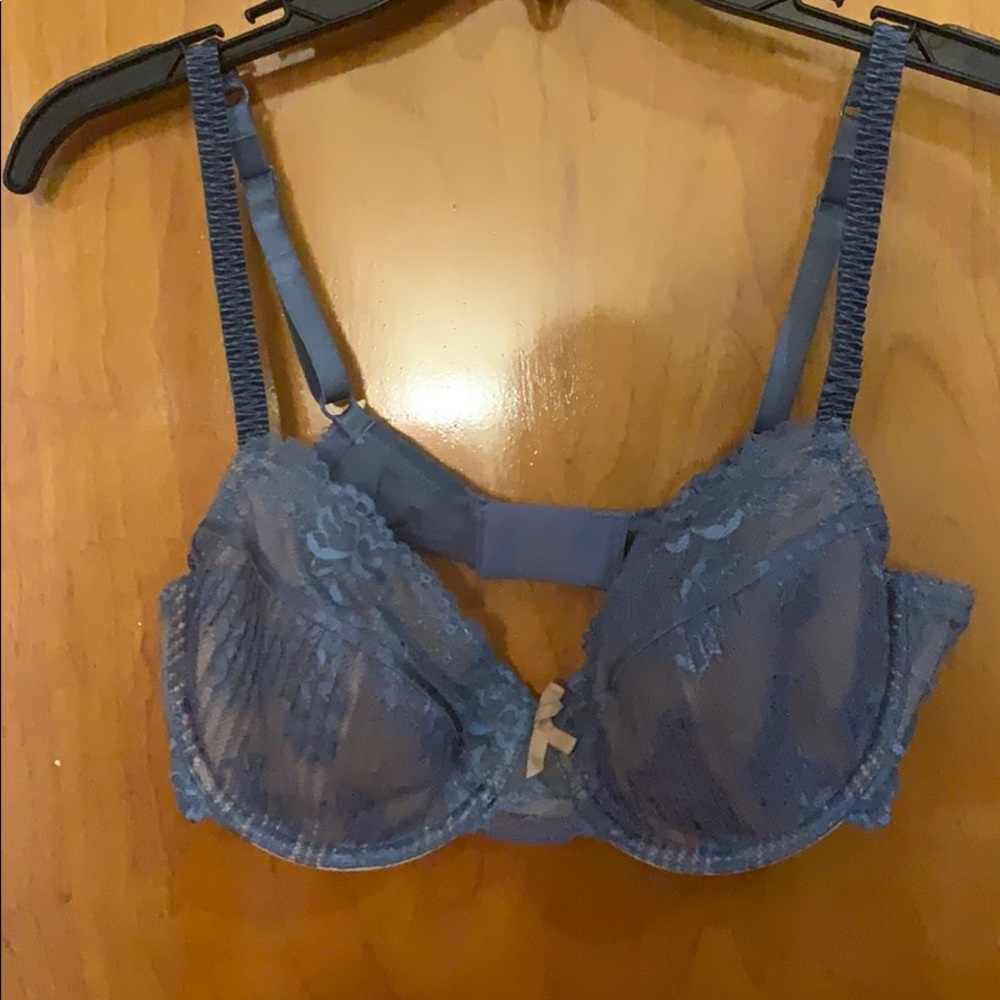 Lacy blue bra, never worn